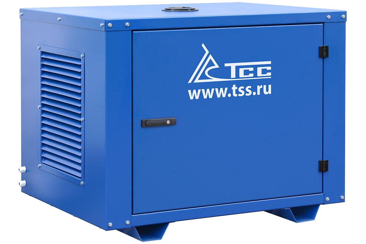 Бензогенератор 6 кВт TSS SGG 6000EHNA в кожухе МК-1.1
