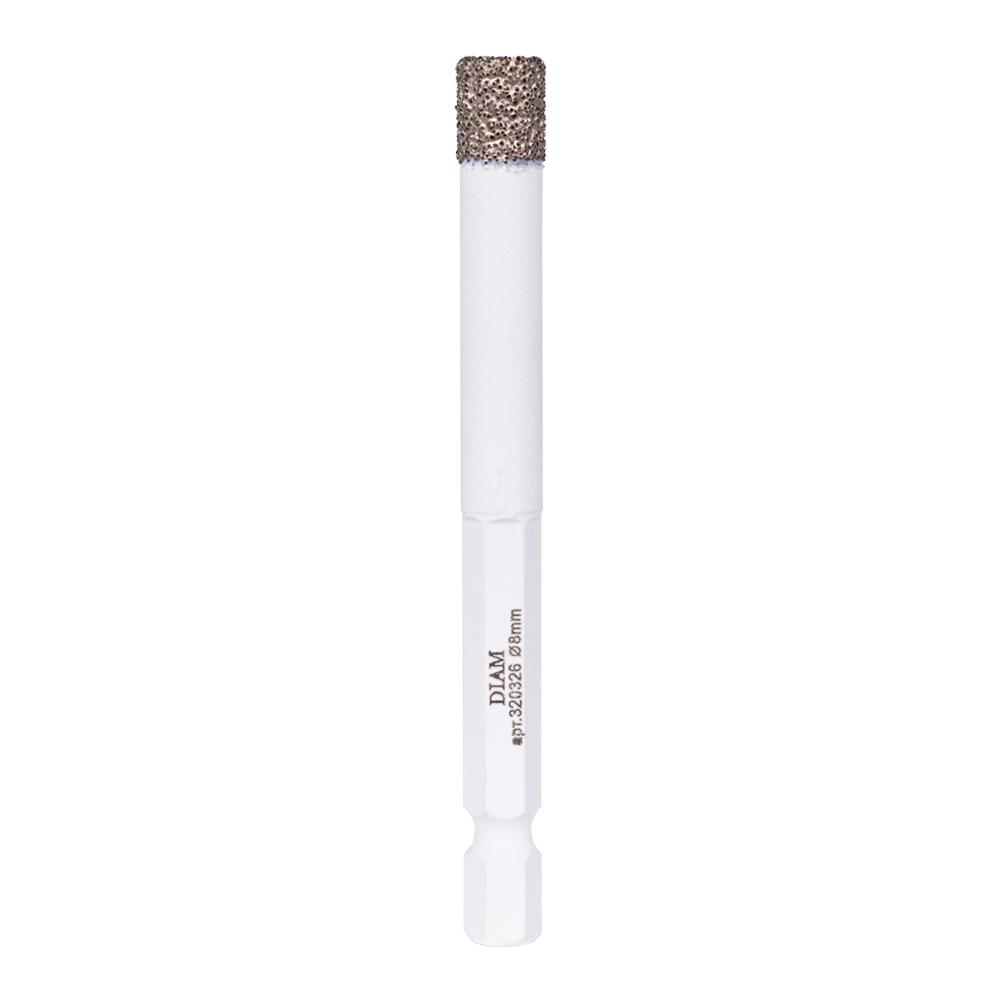 Алмазное сверло DIAM EXTRA LINE V-TECH 8x35 1/4 HEX-E 320326

